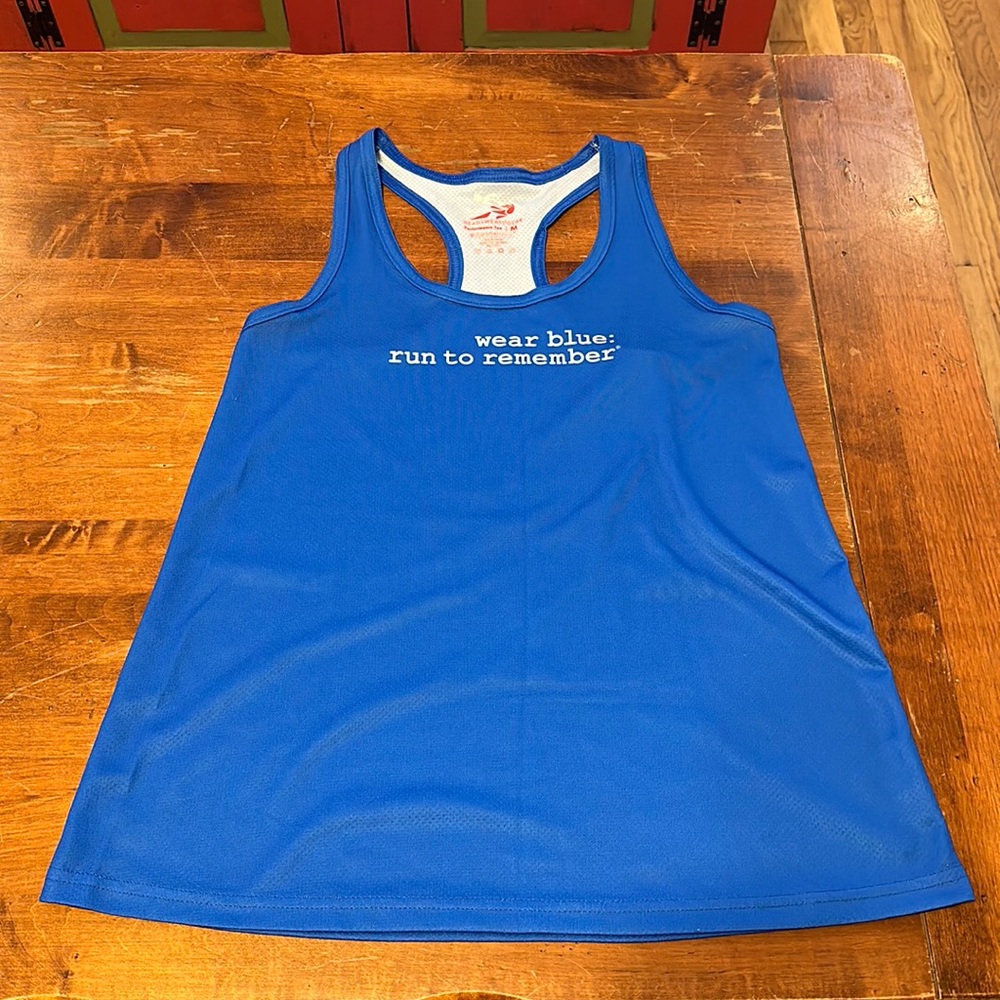 Wear Blue to Remember Women's Tank |M| Headsweats Gear | EUC